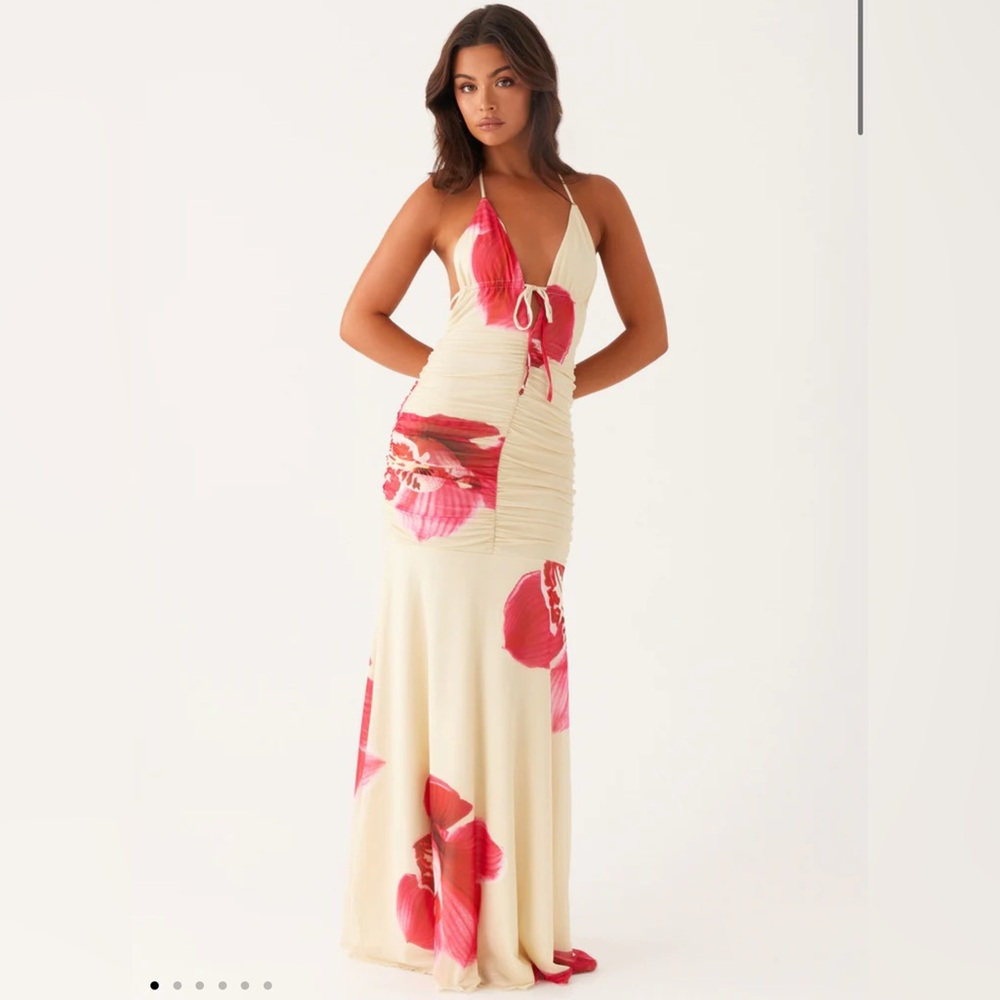 Peppermayo Exclusive - Hollywood Maxi Dress - Orchid Yellow